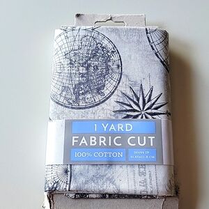 Map Theme Fabric - 1 Yard